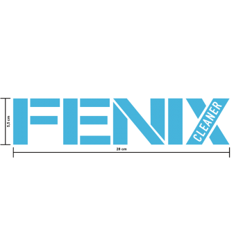 FENIX - Aufkleber - Eisblau