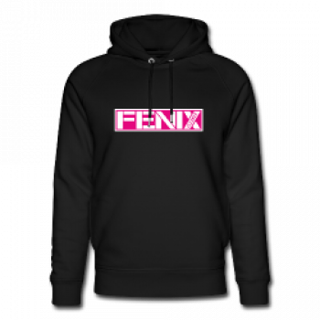 FENIX UNISEX HOODIE - Schwarz/Pink