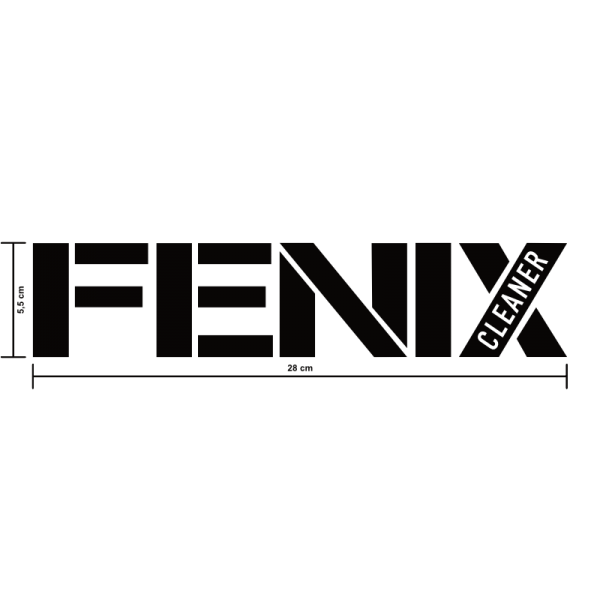 FENIX - Aufkleber - Schwarz